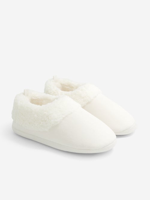 Zapatillas de casa tipo botín bajo forradas - Kiabi