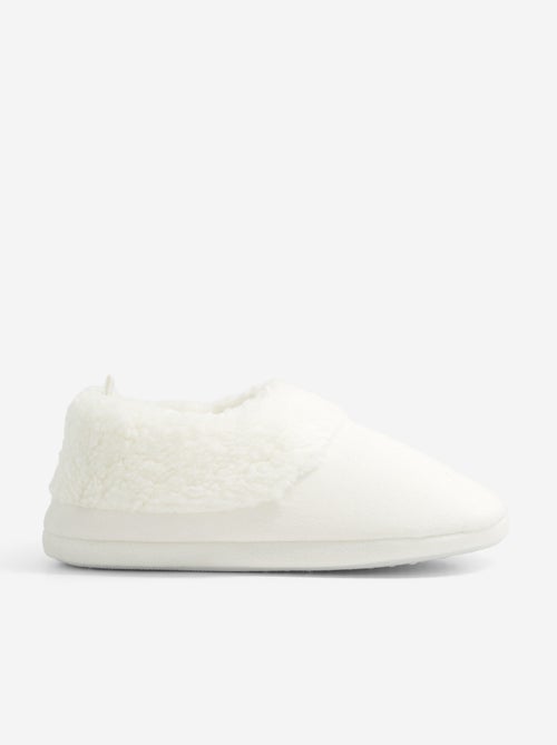 Zapatillas de casa tipo botín bajo forradas - Kiabi