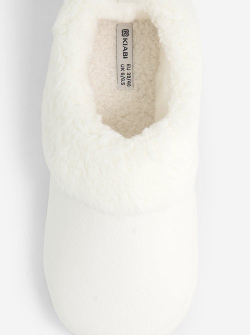 Zapatillas de casa tipo botín bajo forradas - Kiabi
