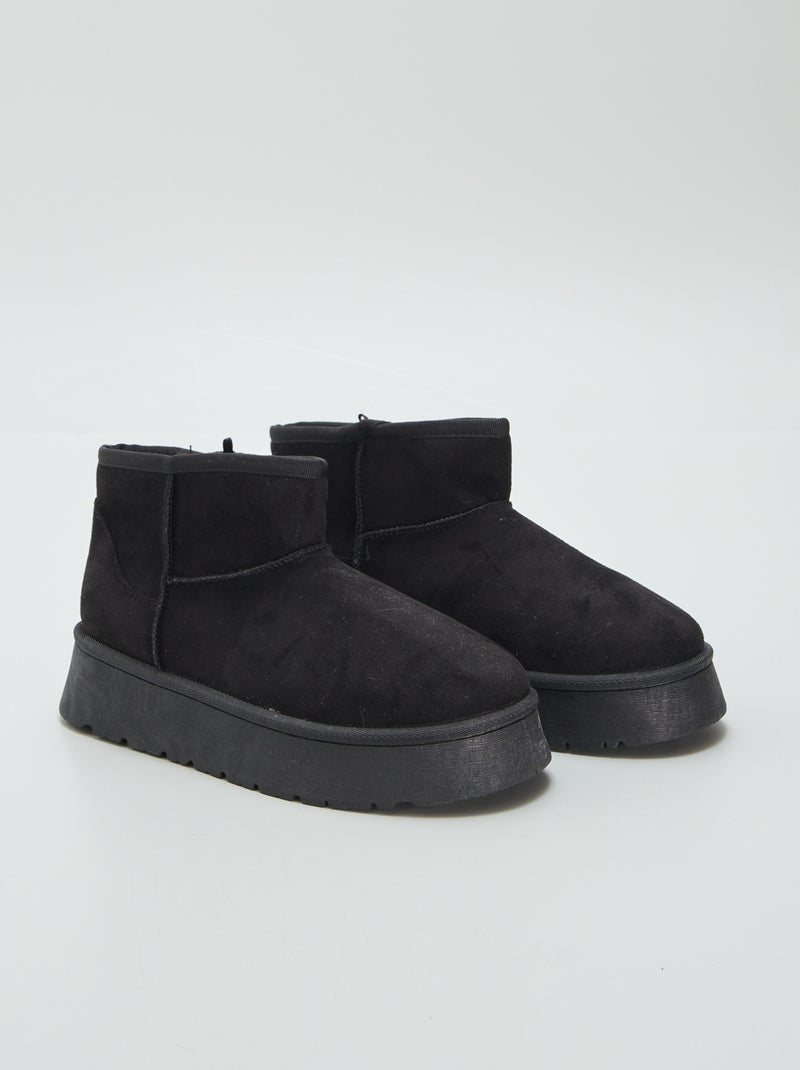 Zapatillas de casa tipo botines NEGRO - Kiabi
