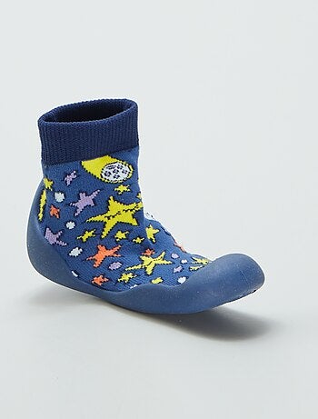 Zapatillas de casa tipo calcetines 'estrellas'