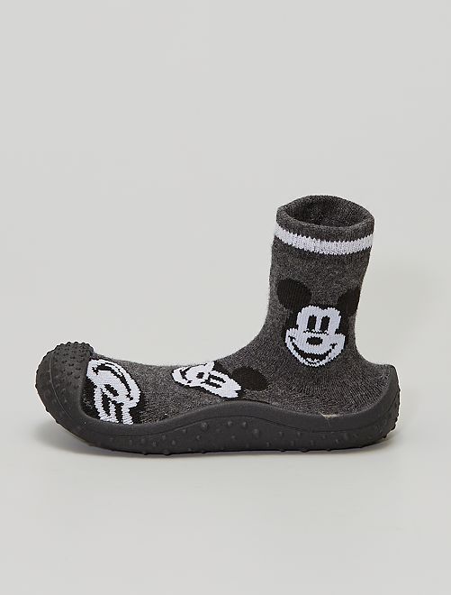 Zapatillas de casa tipo calcetines 'Mickey'                             gris 

