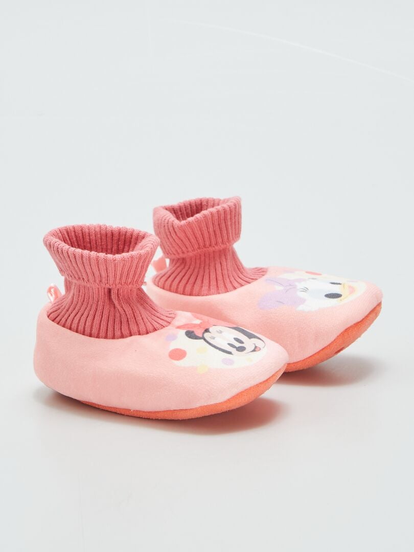 Zapatillas de casa tipo calcetines 'Minnie' ROSA - Kiabi