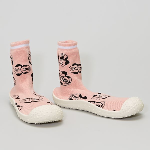 Zapatillas de casa tipo calcetines 'Minnie' Niña 3-12 años - rosa - Kiabi -  8,00€