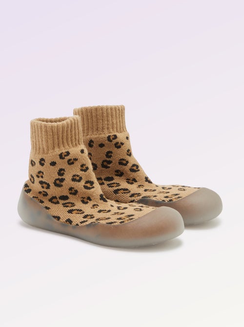 Zapatillas de casa tipo calcetines motricidad 3  - Kitchoun - Kiabi