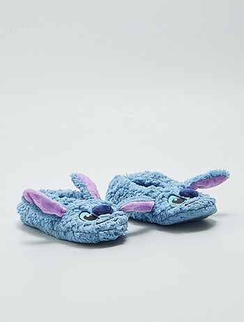 Zapatillas de casa tipo manoletinas de borreguito 'Stitch' - Kiabi