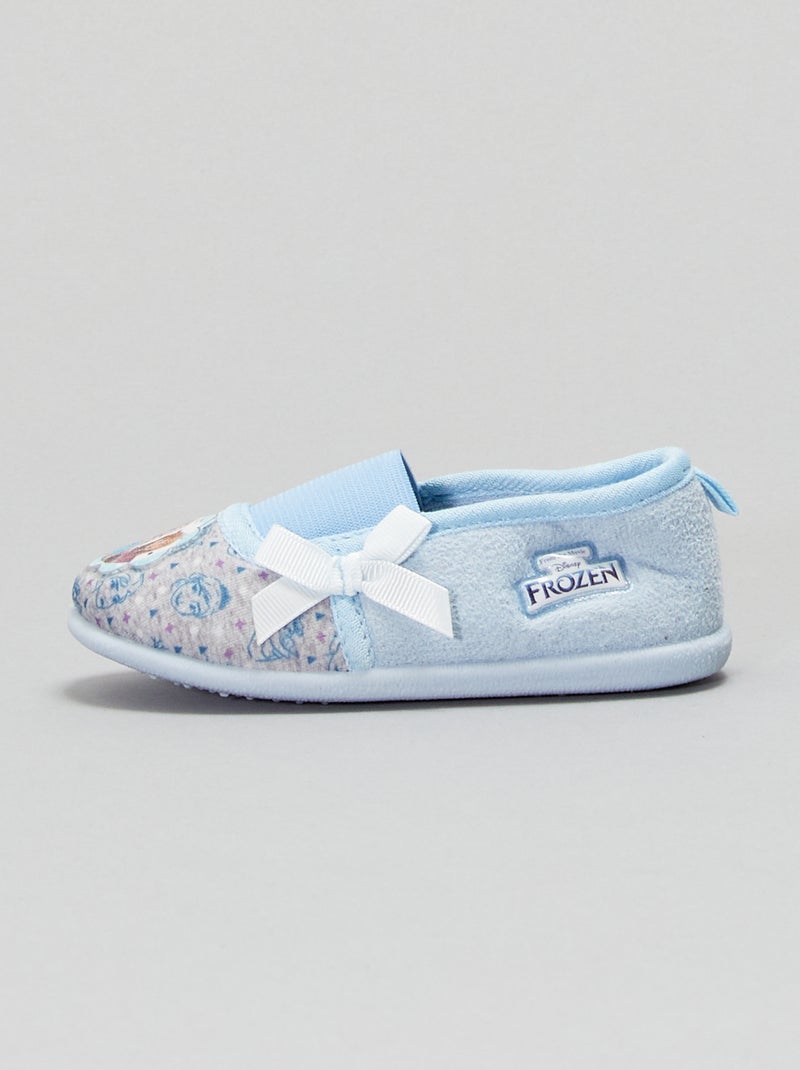 Zapatillas de casa tipo manoletinas 'Frozen' azul - Kiabi