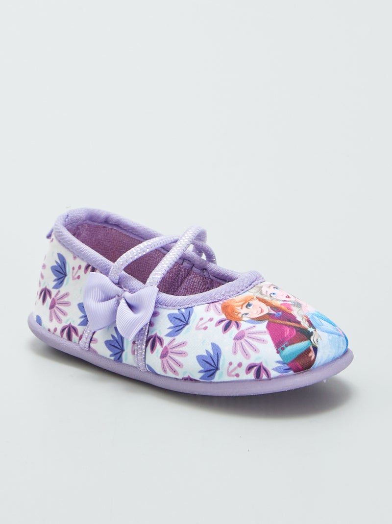 Zapatillas de casa tipo manoletinas 'Frozen' ROSA - Kiabi