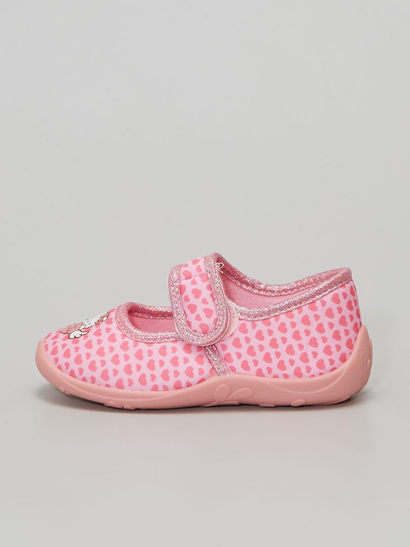 Zapatillas de casa tipo manoletinas 'Hello Kitty' ROSA - Kiabi