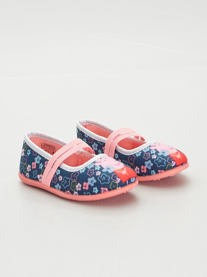 Zapatillas de casa tipo manoletinas 'Peppa Pig' VERDE - Kiabi