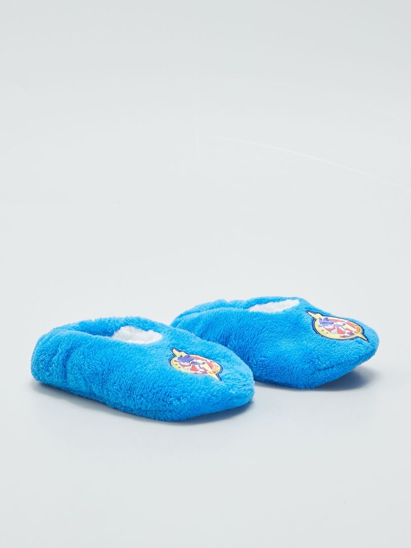 Zapatillas de casa tipo manoletinas 'Sonic' azul - Kiabi