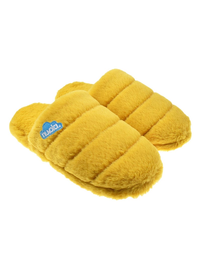 Zapatillas de casa unisex Nuvola con suela de goma Amarillo mostaza - Kiabi
