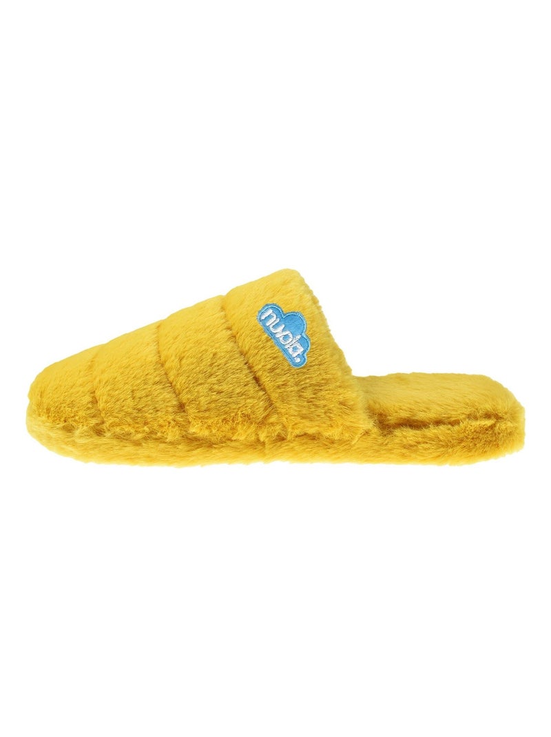 Zapatillas de casa unisex Nuvola con suela de goma Amarillo mostaza - Kiabi
