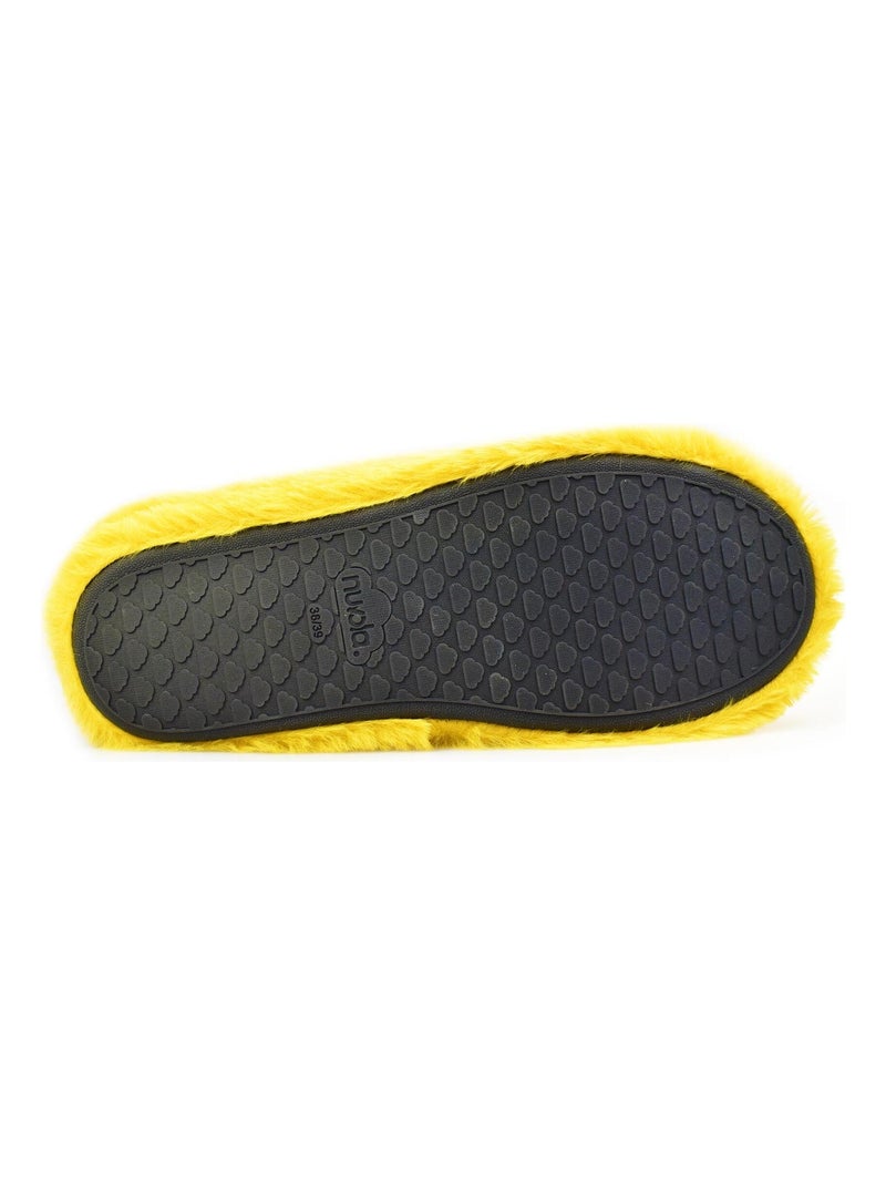 Zapatillas de casa unisex Nuvola con suela de goma Amarillo mostaza - Kiabi