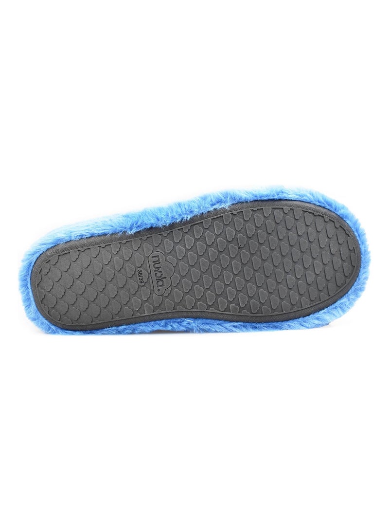Zapatillas de casa unisex Nuvola con suela de goma Azul claro - Kiabi