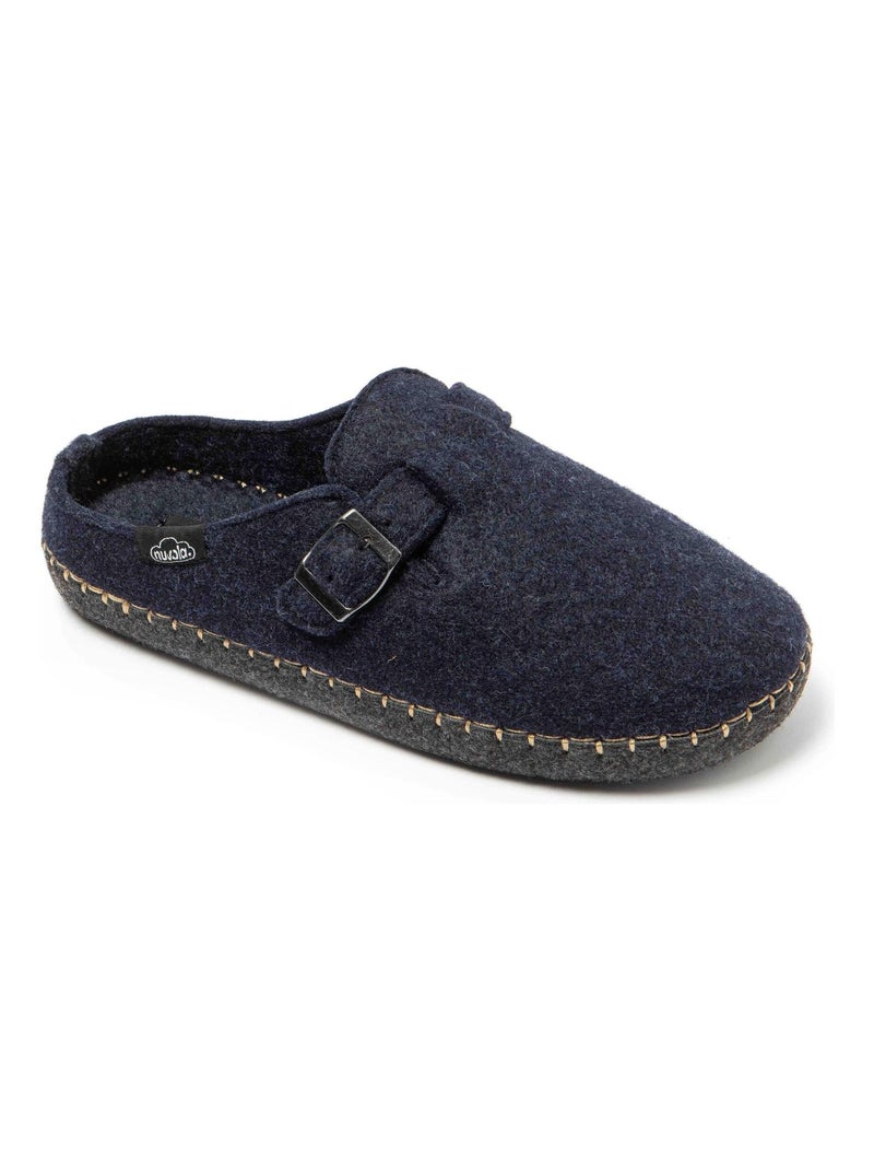 Zapatillas de casa unisex Nuvola con suela de goma Azul marino - Kiabi