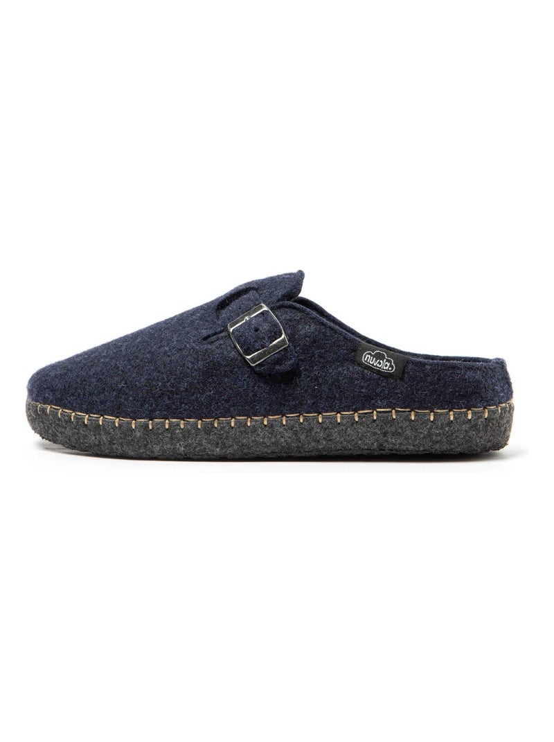 Zapatillas de casa unisex Nuvola con suela de goma Azul marino - Kiabi