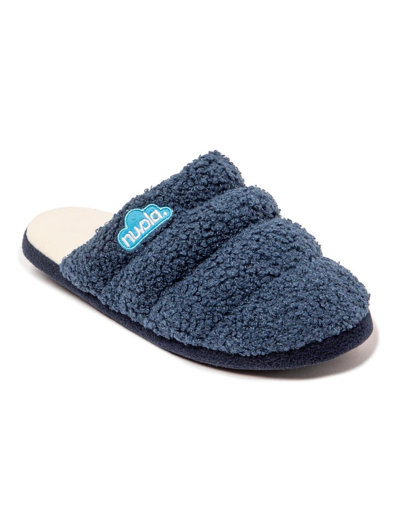 Zapatillas de casa unisex Nuvola con suela de goma Azul marino - Kiabi