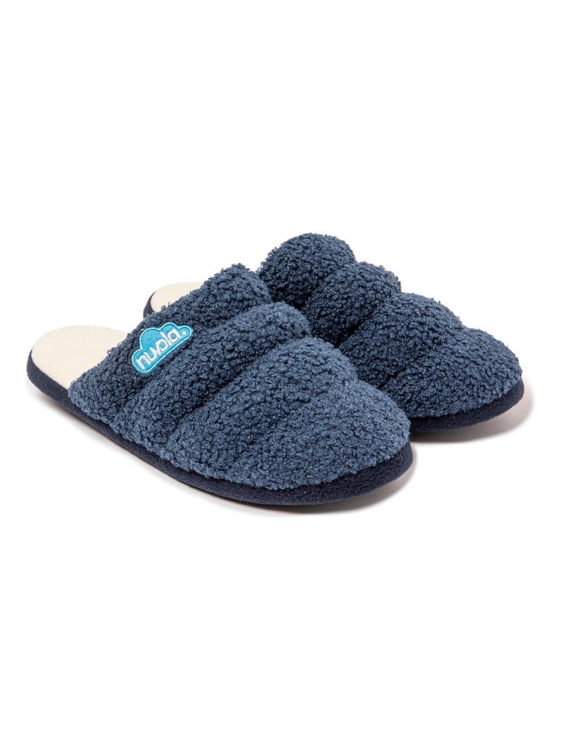Zapatillas de casa unisex Nuvola con suela de goma Azul marino - Kiabi