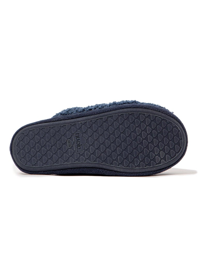 Zapatillas de casa unisex Nuvola con suela de goma Azul marino - Kiabi