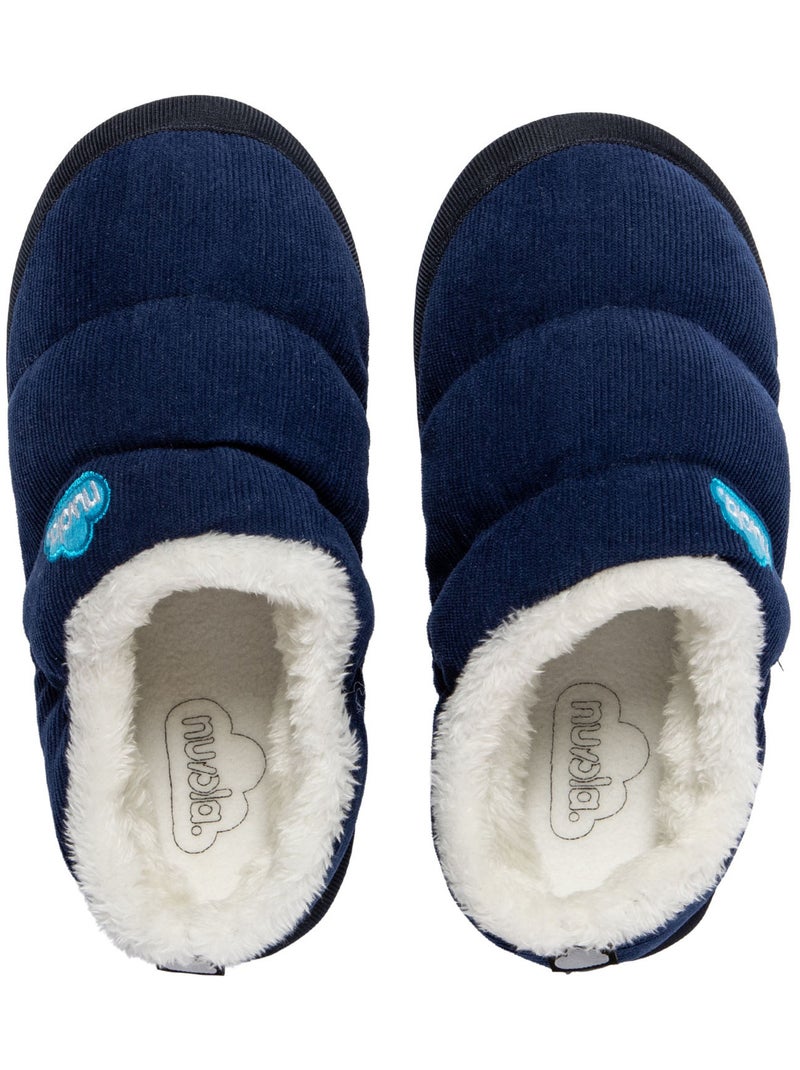 Zapatillas de casa unisex Nuvola con suela de goma Azul oscuro - Kiabi