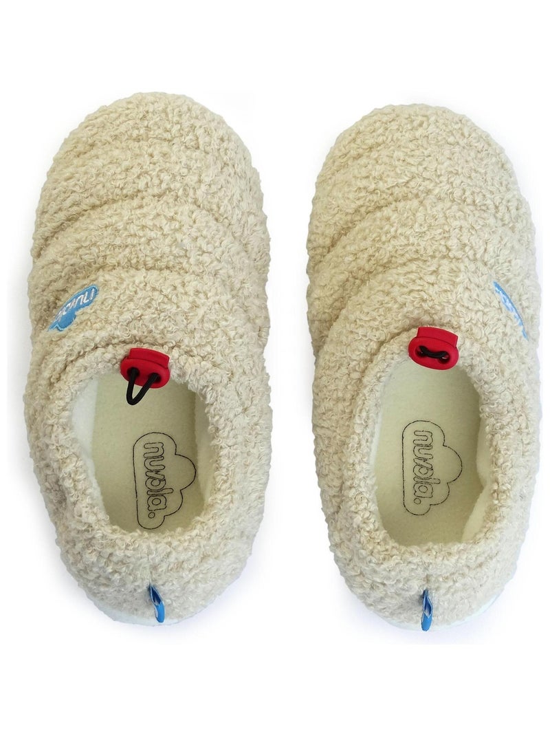 Zapatillas de casa unisex Nuvola con suela de goma Beige - Kiabi