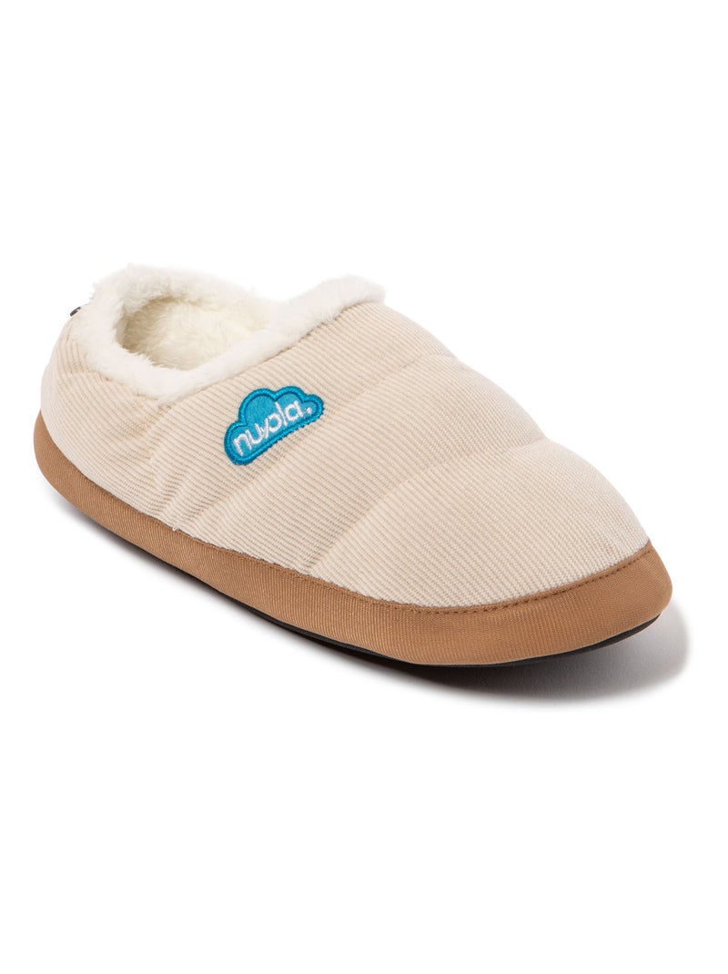 Zapatillas de casa unisex Nuvola con suela de goma Beige - Kiabi