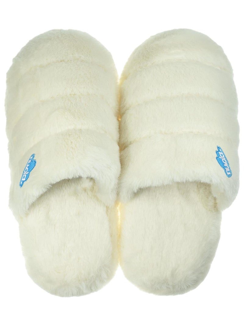 Zapatillas de casa unisex Nuvola con suela de goma Blanco - Kiabi