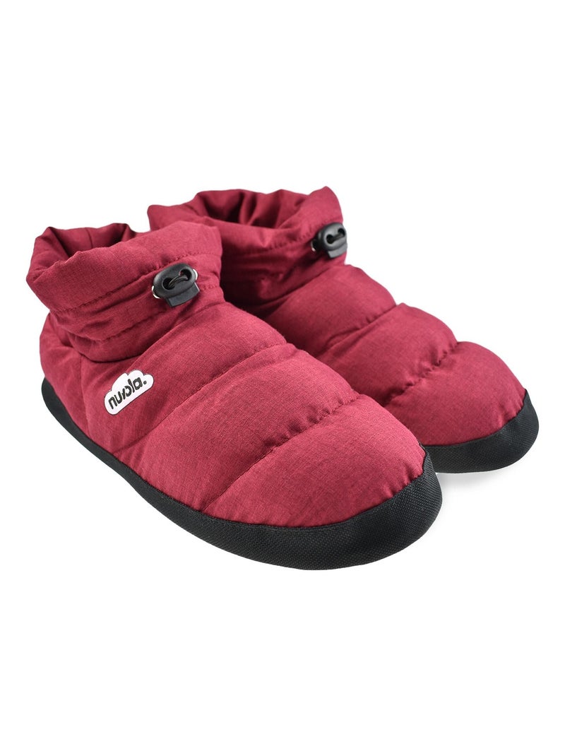 Zapatillas de casa unisex Nuvola con suela de goma Burdeos - Kiabi