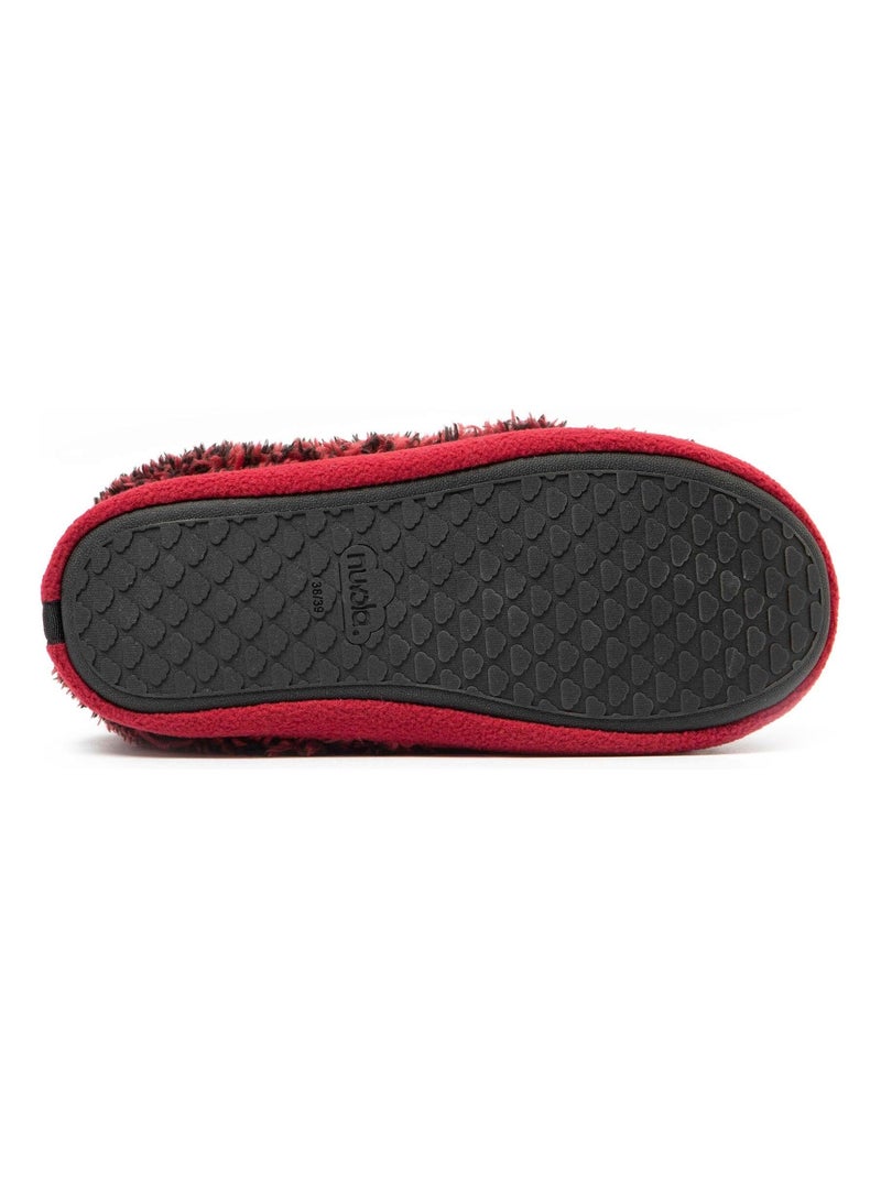 Zapatillas de casa unisex Nuvola con suela de goma Burdeos - Kiabi