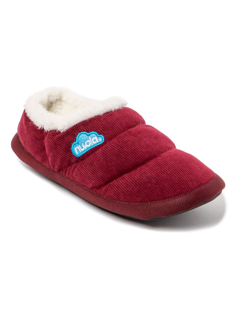 Zapatillas de casa unisex Nuvola con suela de goma Burdeos - Kiabi