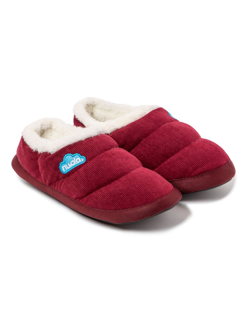 Zapatillas de casa unisex Nuvola con suela de goma Burdeos - Kiabi