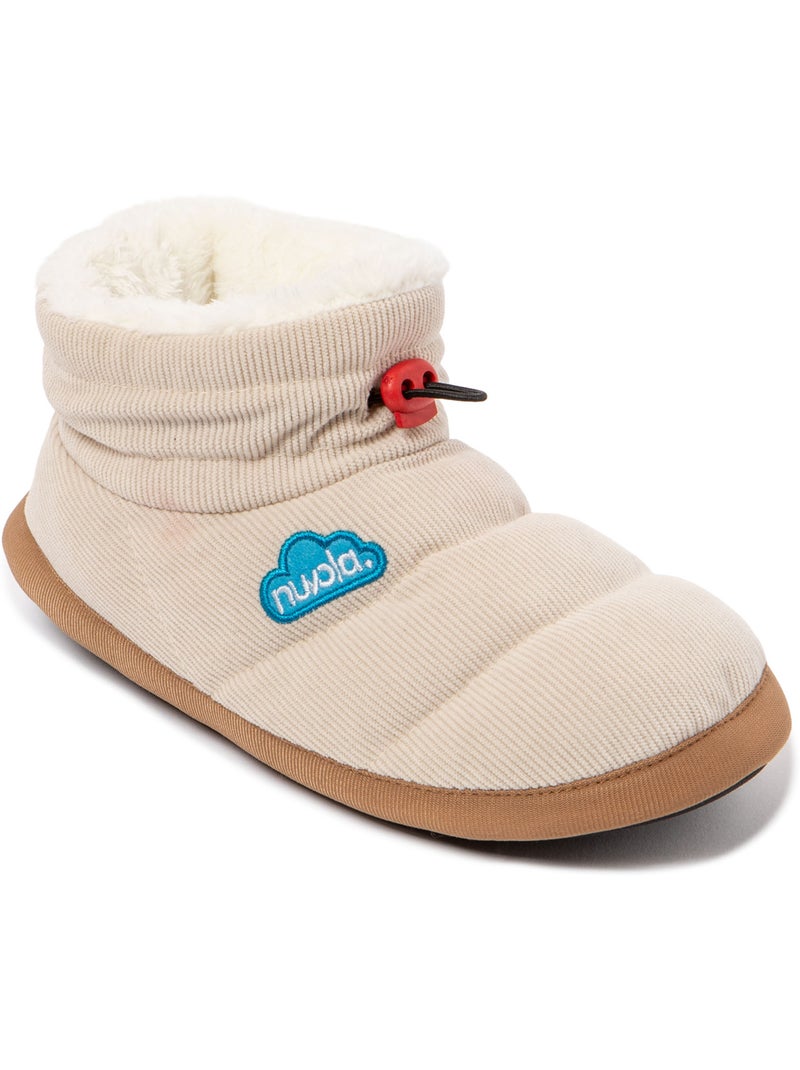 Zapatillas de casa unisex Nuvola con suela de goma Crema - Kiabi