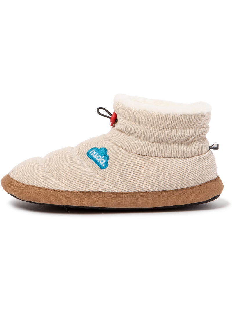 Zapatillas de casa unisex Nuvola con suela de goma Crema - Kiabi