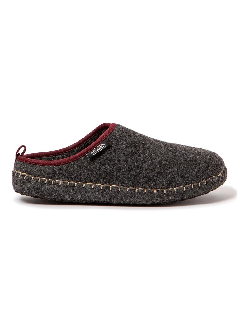Zapatillas de casa unisex Nuvola con suela de goma Gris burdeos - Kiabi