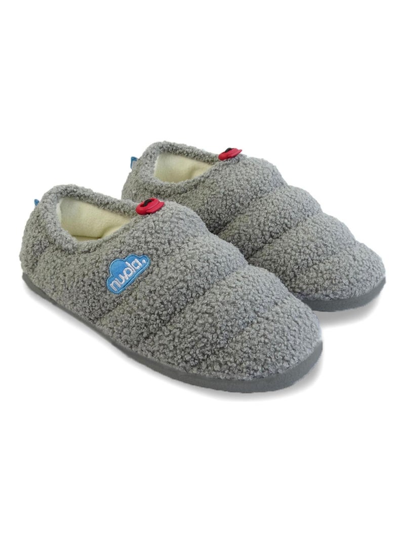 Zapatillas de casa unisex Nuvola con suela de goma Gris - Kiabi
