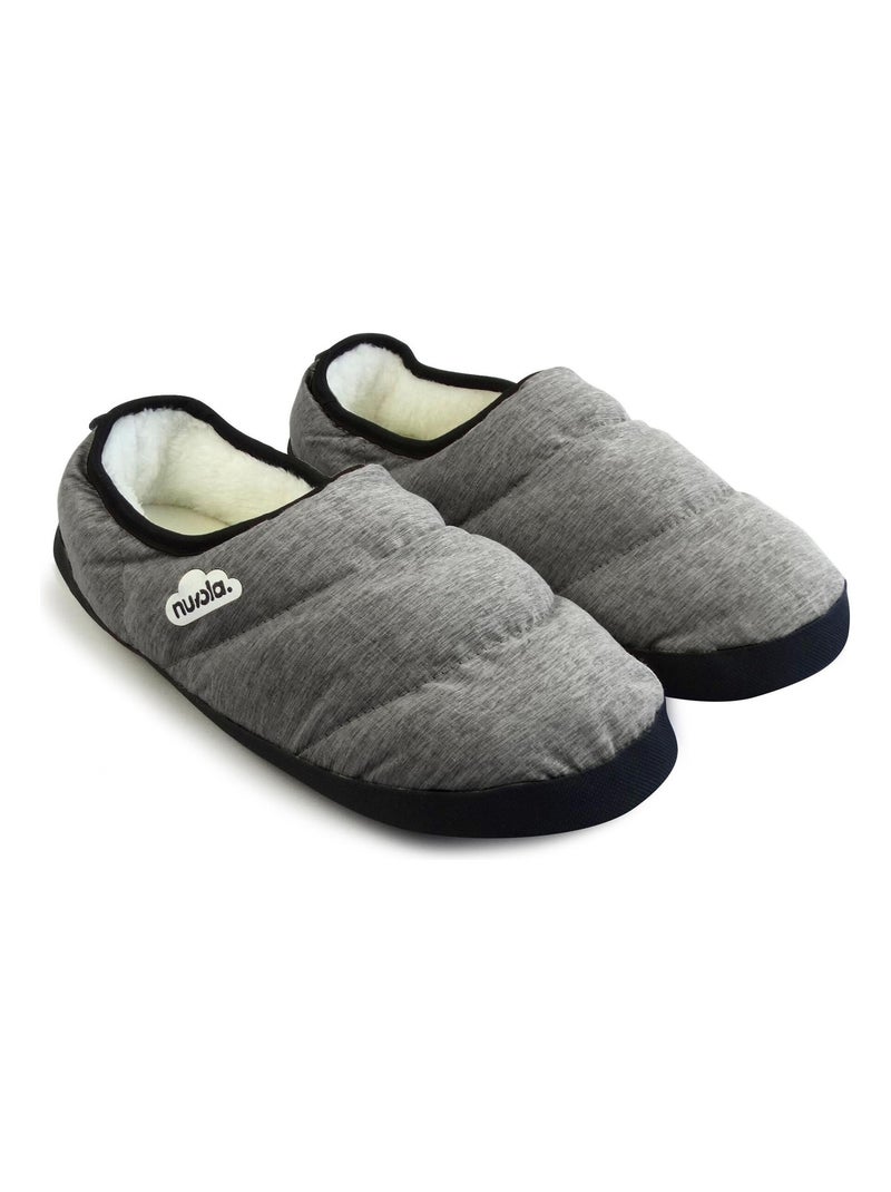 Zapatillas de casa unisex Nuvola con suela de goma Gris - Kiabi