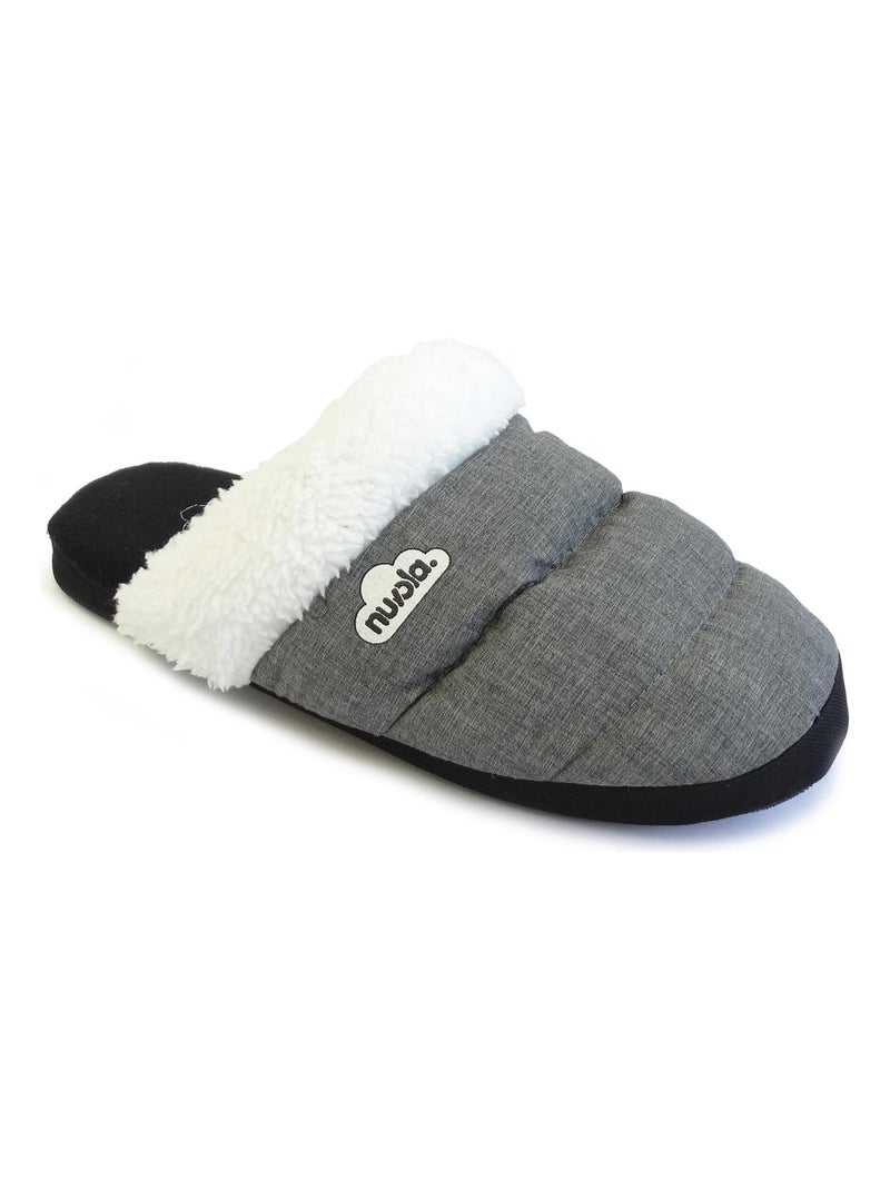 Zapatillas de casa unisex Nuvola con suela de goma Gris - Kiabi