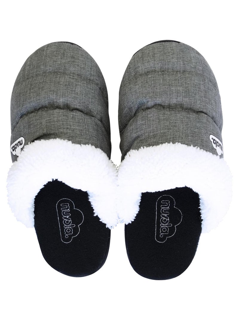 Zapatillas de casa unisex Nuvola con suela de goma Gris - Kiabi