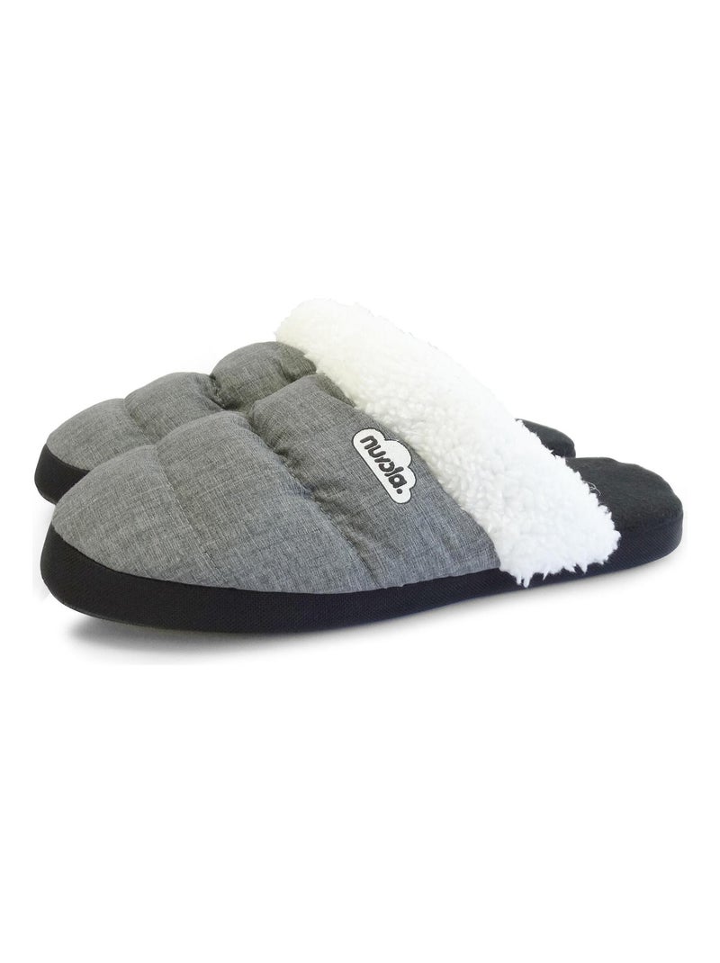 Zapatillas de casa unisex Nuvola con suela de goma Gris - Kiabi