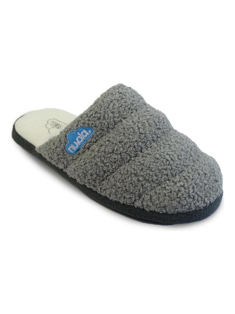 Zapatillas de casa unisex Nuvola con suela de goma Gris - Kiabi