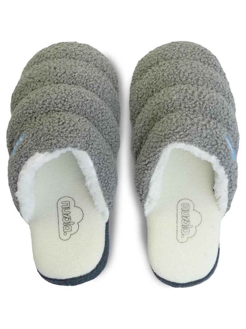 Zapatillas de casa unisex Nuvola con suela de goma Gris - Kiabi