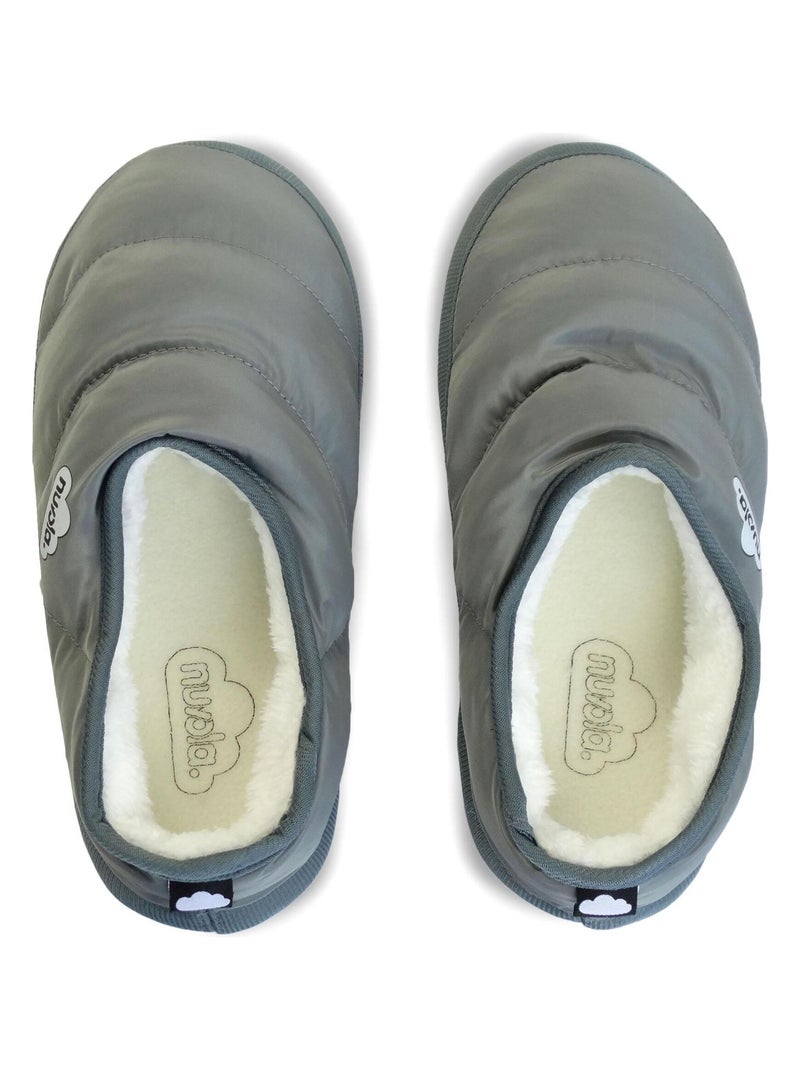 Zapatillas de casa unisex Nuvola con suela de goma Gris gris - Kiabi