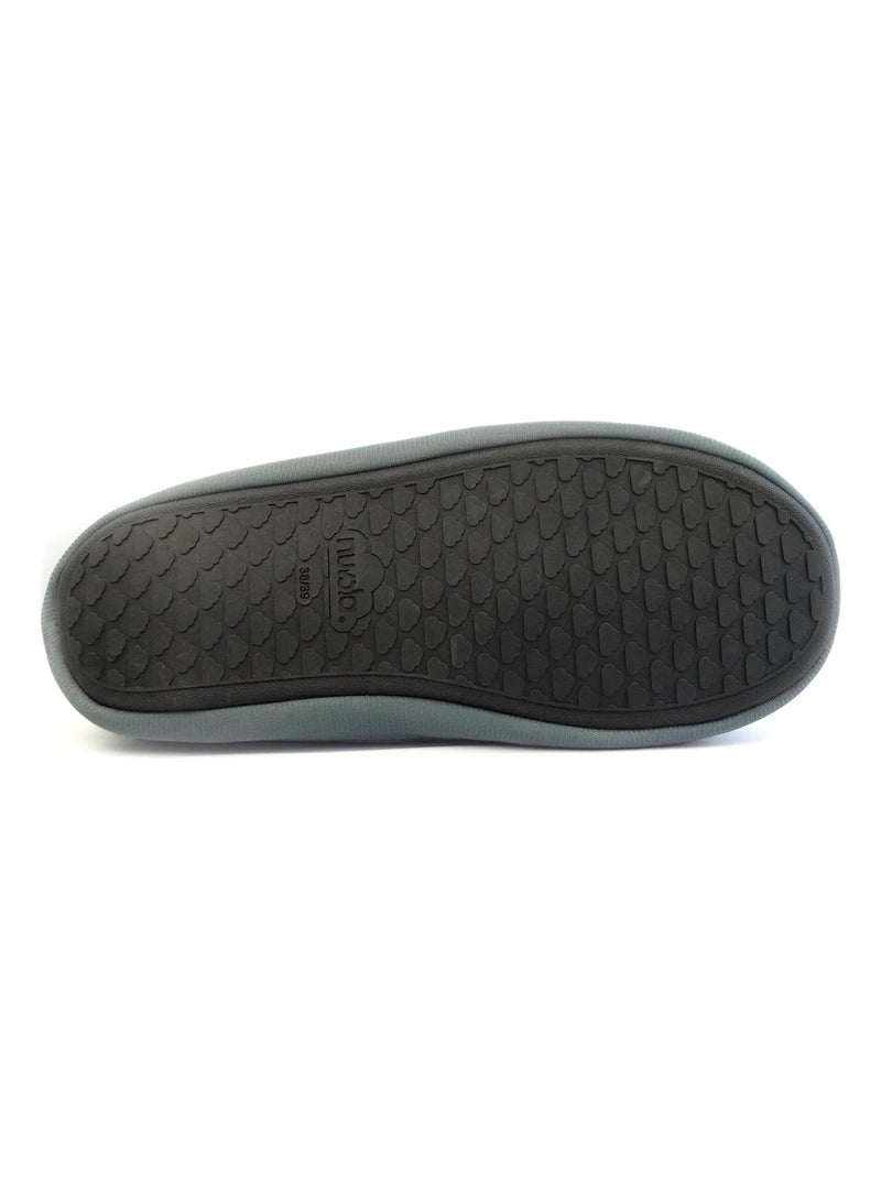 Zapatillas de casa unisex Nuvola con suela de goma Gris gris - Kiabi