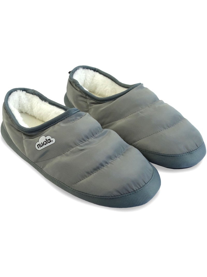 Zapatillas de casa unisex Nuvola con suela de goma Gris gris - Kiabi