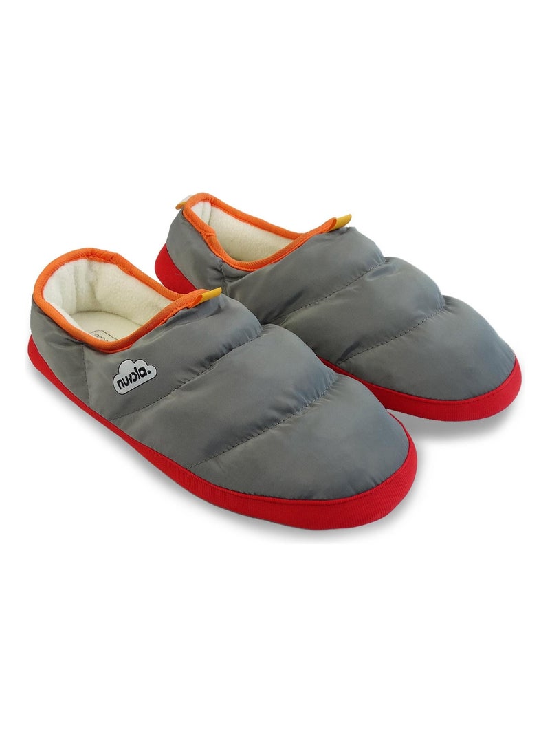 Zapatillas de casa unisex Nuvola con suela de goma Gris gris - Kiabi