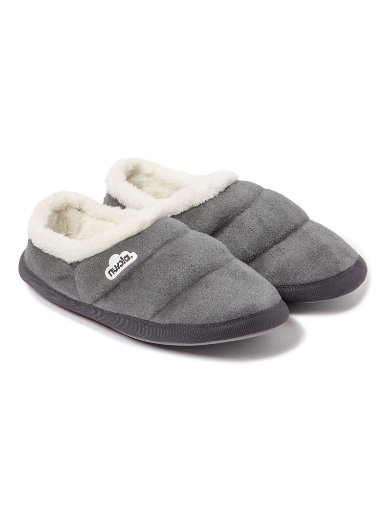 Zapatillas de casa unisex Nuvola con suela de goma Gris gris - Kiabi
