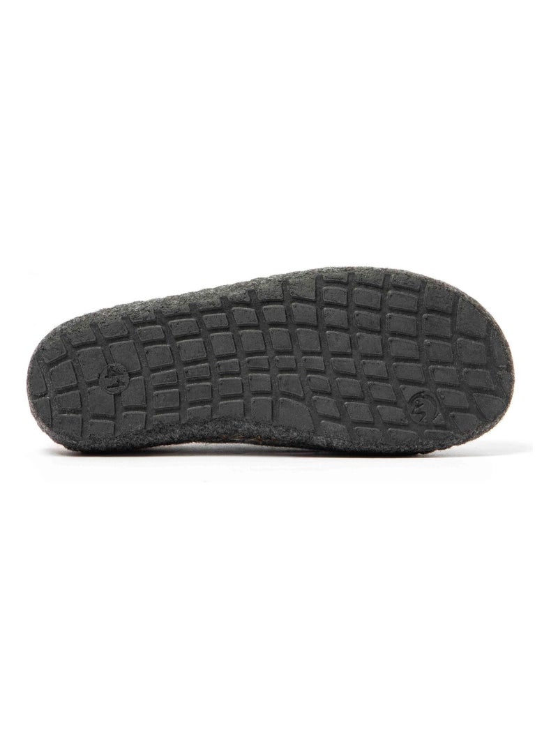 Zapatillas de casa unisex Nuvola con suela de goma Gris naranja - Kiabi