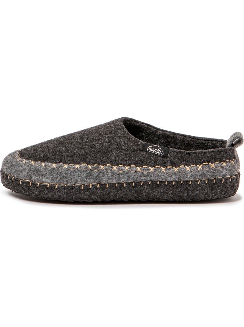 Zapatillas de casa unisex Nuvola con suela de goma Gris oscuro - Kiabi