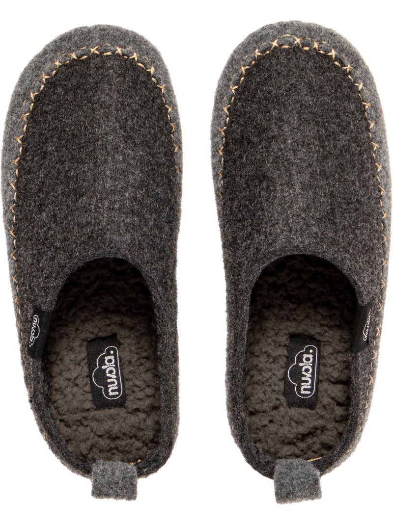 Zapatillas de casa unisex Nuvola con suela de goma Gris oscuro - Kiabi